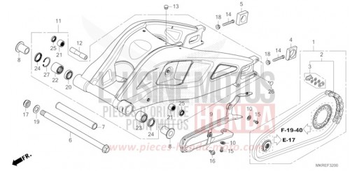 BRAS OSCILLANT CBR1000SPR de 2024